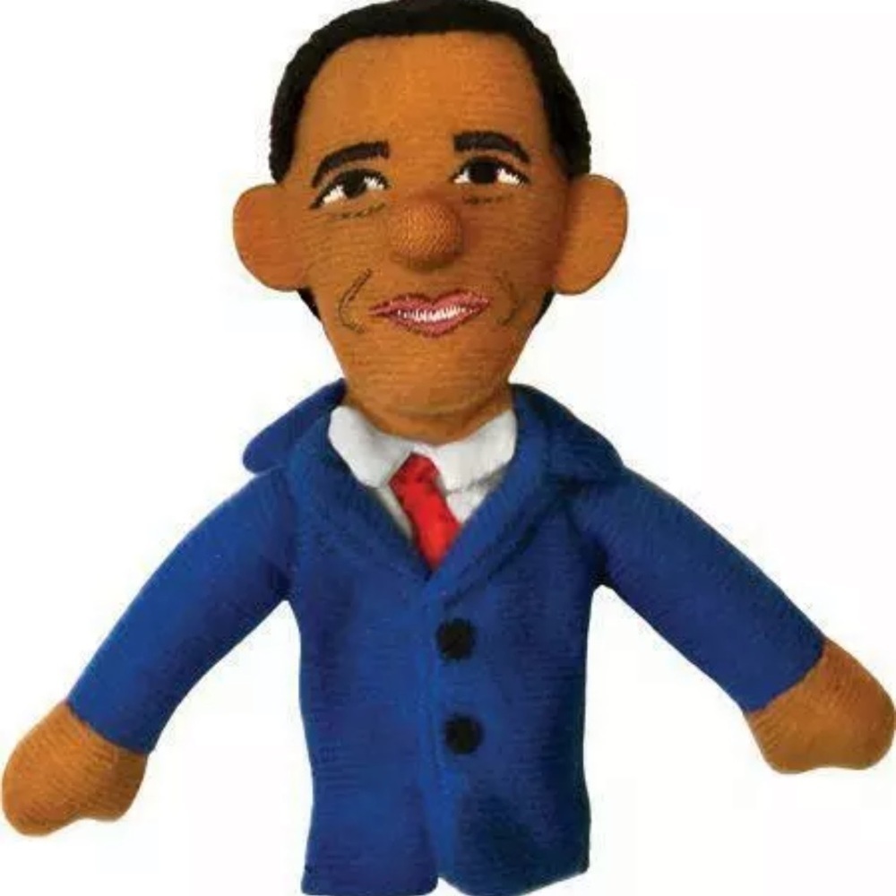 The Unemployed Philosopher’s Guild Barack Obama Finger Puppet, NWT, Bundles Only